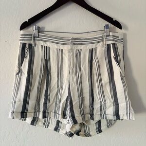 Torrid Striped‎ Black and White Women's Shorts